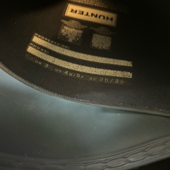 Hunter Boots Glossy Grey - Picture 5 of 10